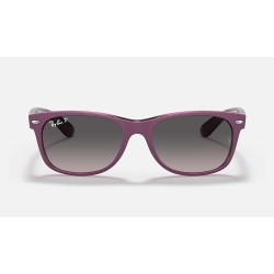 NEW WAYFARER CLASSIC
Lenses: Polarized Grey Gradient  +  Frame: Violet On Transparent Violet