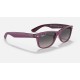 NEW WAYFARER CLASSIC
Lenses: Polarized Grey Gradient  +  Frame: Violet On Transparent Violet