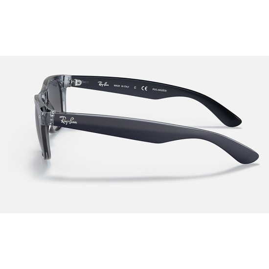 NEW WAYFARER CLASSIC
Lenses: Polarized Blue Gradient  +  Frame: Blue On Transparent Blue
