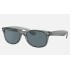 NEW WAYFARER CLASSIC
Lenses: Polarized Blue Classic  +  Frame: Transparent Grey