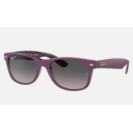 NEW WAYFARER CLASSIC
Lenses: Polarized Grey Gradient  +  Frame: Violet On Transparent Violet