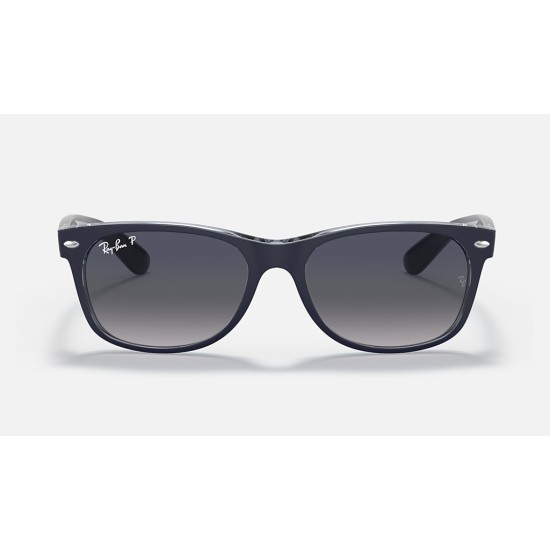 NEW WAYFARER CLASSIC
Lenses: Polarized Blue Gradient  +  Frame: Blue On Transparent Blue