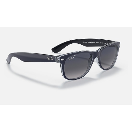 NEW WAYFARER CLASSIC
Lenses: Polarized Blue Gradient  +  Frame: Blue On Transparent Blue