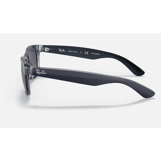 NEW WAYFARER CLASSIC
Lenses: Polarized Blue Gradient  +  Frame: Blue On Transparent Blue