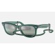 ORIGINAL WAYFARER COLORBLOCK
Lenses: Polarized Silver/Green Chromance Mirror  +  Frame: Transparent Green