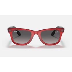 RB2140 WAYFARER MICKEY J22
Lenses: Polarized Grey Gradient  +  Frame: Transparent Red