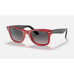 RB2140 WAYFARER MICKEY J22
Lenses: Polarized Grey Gradient  +  Frame: Transparent Red