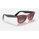 RB2140 WAYFARER MICKEY J22
Lenses: Polarized Grey Gradient  +  Frame: Transparent Red