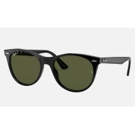 WAYFARER II CLASSIC
Lenses: Polarized Green Classic G-15  +  Frame: Black