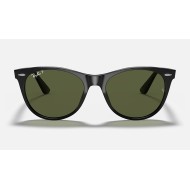WAYFARER II CLASSIC
Lenses: Polarized Green Classic G-15  +  Frame: Black