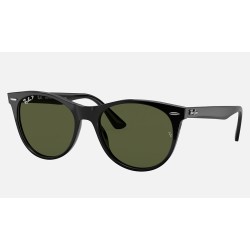 WAYFARER II CLASSIC
Lenses: Polarized Green Classic G-15  +  Frame: Black