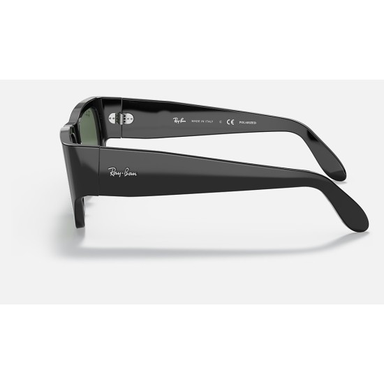 NOMADLenses: Polarized Polarized Green Classic G-15  +  Frame: Shiny Black