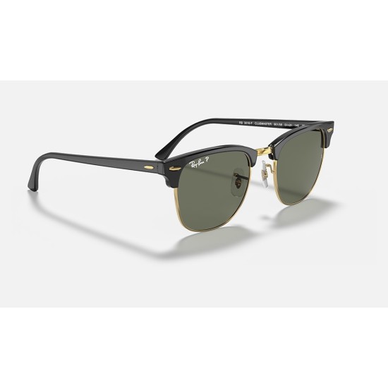 CLUBMASTER CLASSIC
Lenses: Polarized Green Classic G-15  +  Frame: Black