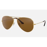 AVIATOR CLASSIC
Lenses: Polarized Brown Classic B-15  +  Frame: Gold