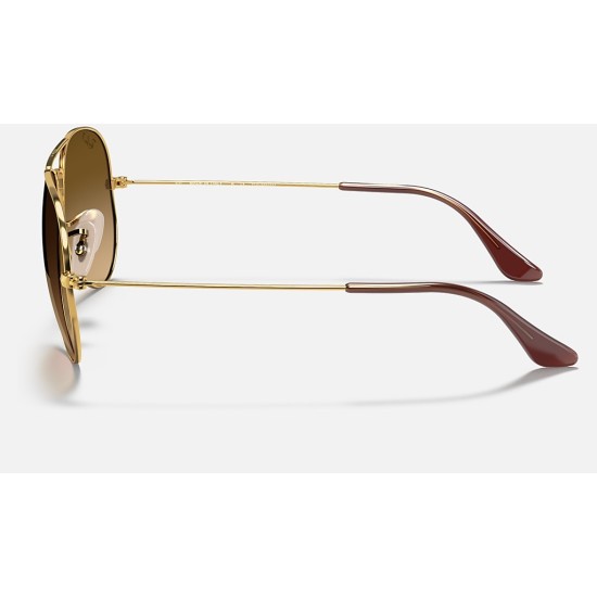 AVIATOR GRADIENT
Lenses: Polarized Brown Gradient  +  Frame: Gold