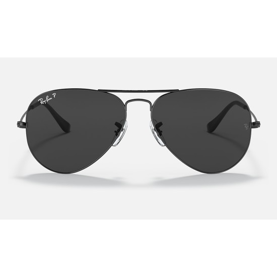 AVIATOR TOTAL BLACK
Lenses: Polarized Black Classic  +  Frame: Black