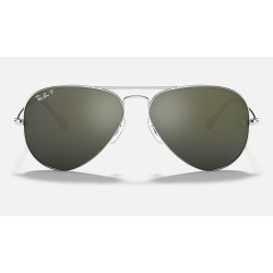 AVIATOR CLASSIC
Lenses: Polarized Grey Mirror  +  Frame: Silver