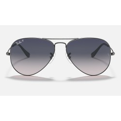 AVIATOR GRADIENT
Lenses: Polarized Blue/Grey Gradient  +  Frame: Gunmetal
