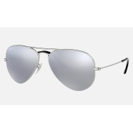 AVIATOR MIRROR
Lenses: Polarized Silver Mirror  +  Frame: Silver