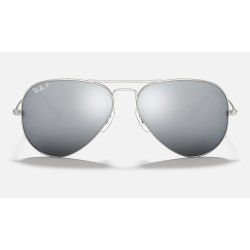 AVIATOR MIRROR
Lenses: Polarized Silver Mirror  +  Frame: Silver