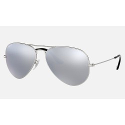 AVIATOR MIRROR
Lenses: Polarized Silver Mirror  +  Frame: Silver
