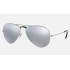 AVIATOR MIRROR
Lenses: Polarized Silver Mirror  +  Frame: Silver