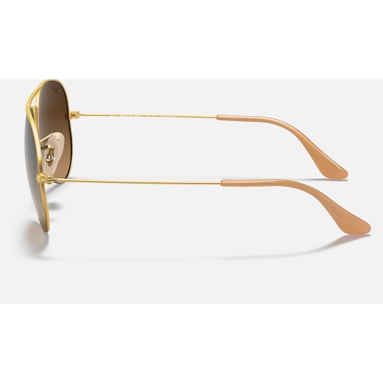 AVIATOR GRADIENT
Lenses: Polarized Brown Gradient  +  Frame: Gold
