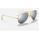 AVIATOR FLASH LENSES
Lenses: Polarized Silver Mirror  +  Frame: Gold