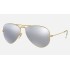 AVIATOR FLASH LENSES
Lenses: Polarized Silver Mirror  +  Frame: Gold