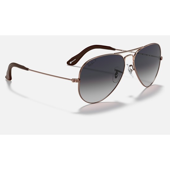 AVIATOR @Collection
Lenses: Polarized Blue/Grey Gradient  +  Frame: Bronze-Copper
