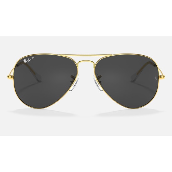AVIATOR CLASSICLenses: Polarized Black Classic  +  Frame: Legend Gold