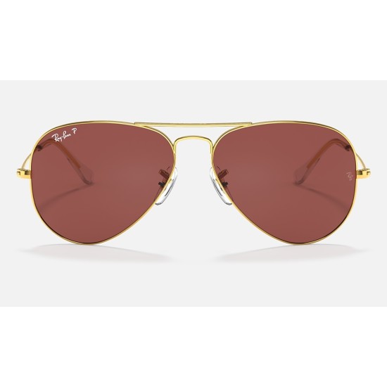 AVIATOR CLASSIC
Lenses: Polarized  Violet Classic  +  Frame: Gold