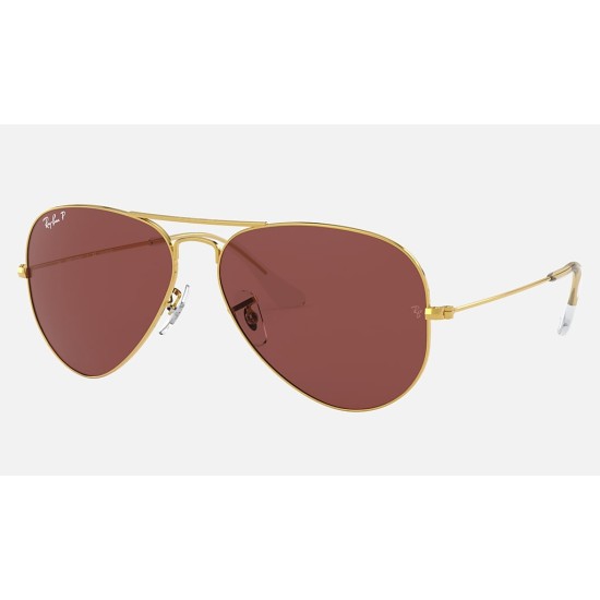 AVIATOR CLASSIC
Lenses: Polarized  Violet Classic  +  Frame: Gold