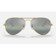 AVIATOR CHROMANCE
Lenses: Polarized Silver/Green Chromance Mirror  +  Frame: Legend Gold