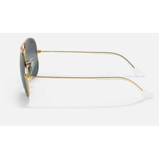 AVIATOR CHROMANCE
Lenses: Polarized Silver/Blue Chromance Mirror  +  Frame: Legend Gold