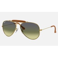 AVIATOR CRAFTLenses: Polarized Green Classic G-15  +  Frame: Gold