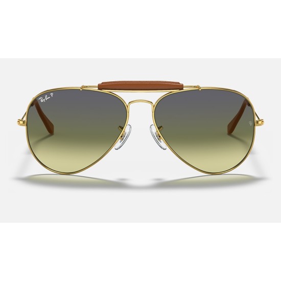 AVIATOR CRAFTLenses: Polarized Green Classic G-15  +  Frame: Gold