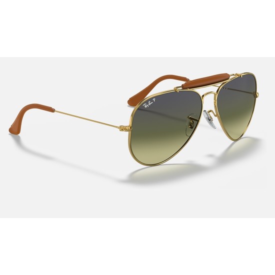 AVIATOR CRAFTLenses: Polarized Green Classic G-15  +  Frame: Gold