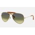 AVIATOR CRAFTLenses: Polarized Green Classic G-15  +  Frame: Gold