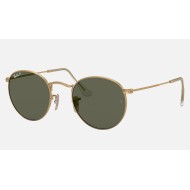 ROUND METAL
Lenses: Polarized Green G-15 Classic  +  Frame: Gold