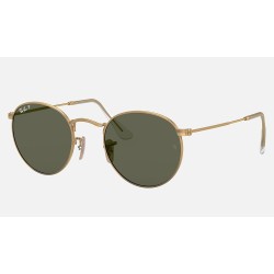ROUND METAL
Lenses: Polarized Green G-15 Classic  +  Frame: Gold