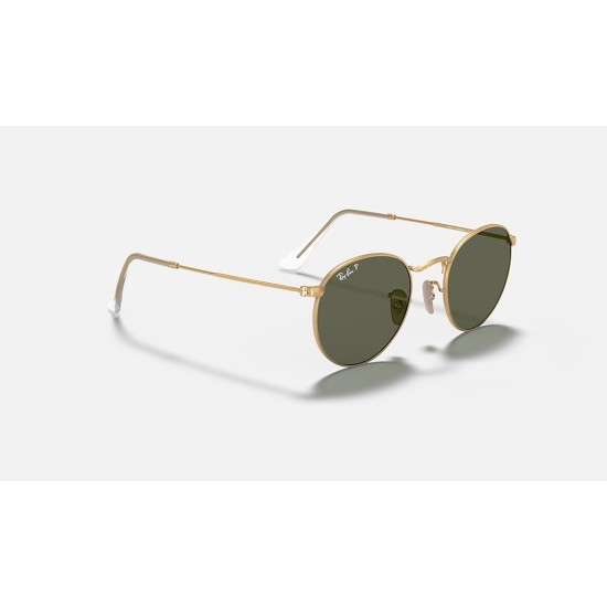 ROUND METAL
Lenses: Polarized Green G-15 Classic  +  Frame: Gold