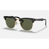 CLUBMASTER ALUMINUM
Lenses: Polarized Green Classic G-15  +  Frame: Black