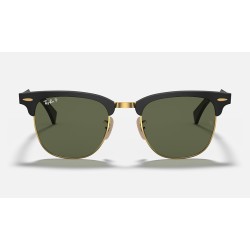 CLUBMASTER ALUMINUM
Lenses: Polarized Green Classic G-15  +  Frame: Black