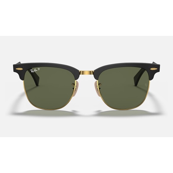 CLUBMASTER ALUMINUM
Lenses: Polarized Green Classic G-15  +  Frame: Black