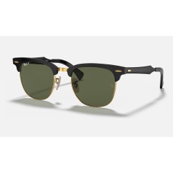 CLUBMASTER ALUMINUM
Lenses: Polarized Green Classic G-15  +  Frame: Black