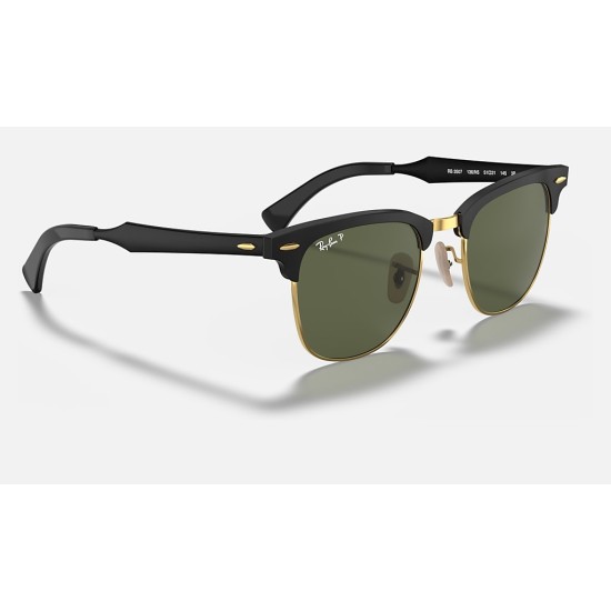 CLUBMASTER ALUMINUM
Lenses: Polarized Green Classic G-15  +  Frame: Black