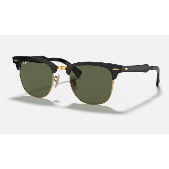 CLUBMASTER ALUMINUM
Lenses: Polarized Green Classic G-15  +  Frame: Black