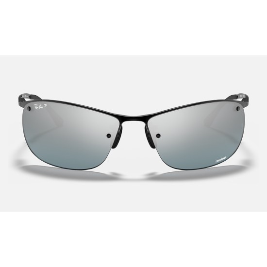 RB3542 CHROMANCE
Lenses: Polarized Grey Chromance Mirror  +  Frame: Black