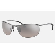 RB3542 CHROMANCE
Lenses: Polarized Silver Chromance Mirror  +  Frame: Gunmetal